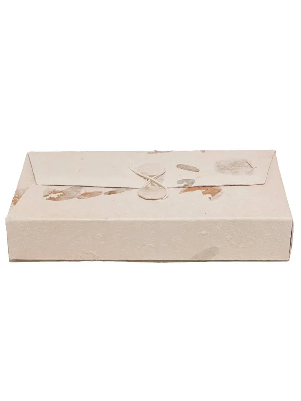 Vintage Textured Abstract Leaves Stationery Set Case 12 Envelopes 11 Letters